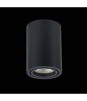 ST108.407.01 Светильник потолочный Мат. черный GU10 1*50W D70xH100 220V Без ламп TORUS-foto4