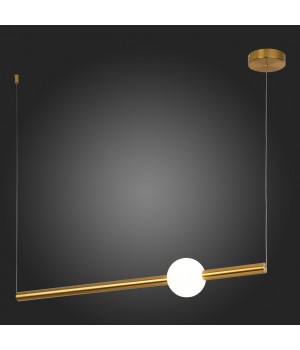 SL1222.223.01 Светильник подвесной ST-Luce Золотистый/Золотистый, Белый LED 1*18W 4000K ANGURRA-foto3