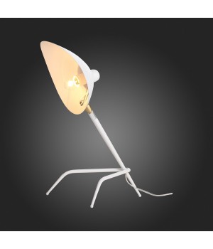 SL305.504.01 Прикроватная лампа ST-Luce Белый/Белый E27 1*60W SPRUZZO-foto5