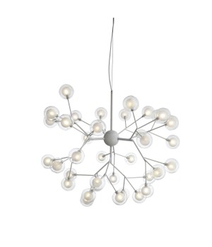 SL376.503.36 Люстра подвесная ST-Luce Белый/Белый,Прозрачный G4 LED 36*2W DEMELE-foto2