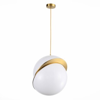 SL1164.333.01 Светильник подвесной ST-Luce Латунь/Белый E27 1*60W LAICO-foto2