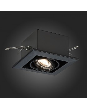 ST250.448.01 Св-к встр. Черный GU10 1*50W L126xW126xH70 220V Без ламп HEMI-foto7