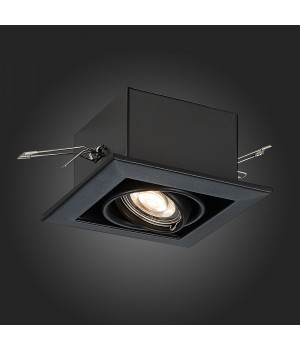 ST250.448.01 Св-к встр. Черный GU10 1*50W L126xW126xH70 220V Без ламп HEMI-foto7