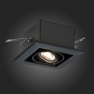 ST250.448.01 Св-к встр. Черный GU10 1*50W  L126xW126xH70 220V Без ламп HEMI-foto7