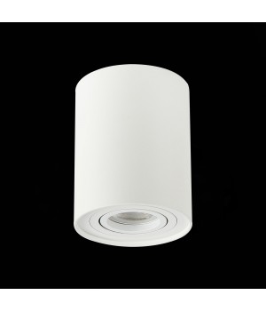 ST108.517.01 Светильник потолочный Мат. белый GU10 1*50W D98xH124 220V Без ламп TORUS-foto4