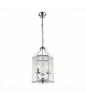 SL228.103.03 Люстра подвесная ST-Luce Хром/Прозрачный E14 3*40W TERSO-foto2