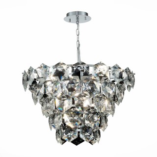 SL1631.103.09 Люстра подвесная ST-Luce Хром/Прозрачный E14 9*40W Viterbo-foto11