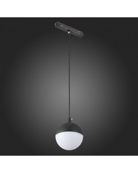 ST358.443.07 Магнитный трековый светильник подвесной Черный LED 1*7W 4000K 520Lm Ra>80 120° IP20 D90xH90 48V PIBOLE-foto9