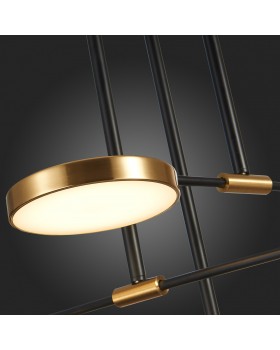 SL1605.403.06 Светильник подвесной ST-Luce Черный/Латунь, Белый LED 6*7,5W 3000K FARONE-foto9