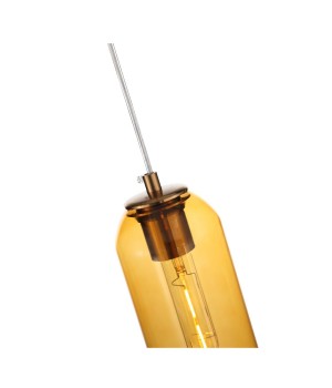 SL1145.393.01 Светильник подвесной ST-Luce Латунь/Янтарный E27 1*60W CALLANA-foto3