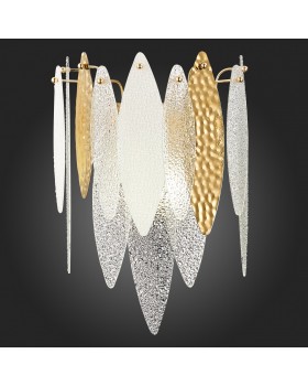 SL1224.201.02 Бра ST-Luce Золотистый/Прозрачный, Белый E14 2*60W LASTRA-foto5