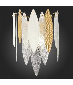 SL1224.201.02 Бра ST-Luce Золотистый/Прозрачный, Белый E14 2*60W LASTRA-foto5