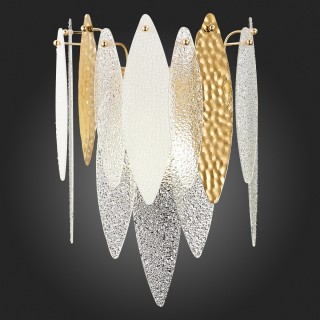 SL1224.201.02 Бра ST-Luce Золотистый/Прозрачный, Белый E14 2*60W LASTRA-foto5