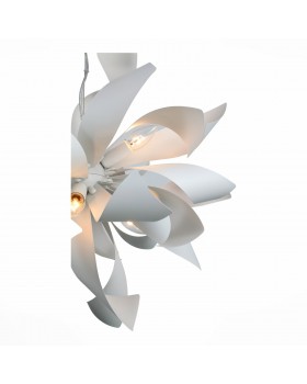 SL453.503.06E Люстра подвесная ST-Luce Белый/Белый E14 6*40W SPIRAGLIO-foto2