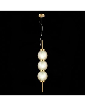 SL1155.303.03 Светильник подвесной ST-Luce Латунь/Коньячный E14 3*40W MARENA-foto4