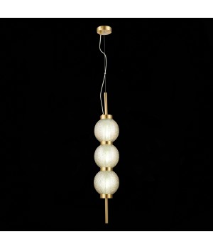 SL1155.303.03 Светильник подвесной ST-Luce Латунь/Коньячный E14 3*40W MARENA-foto4