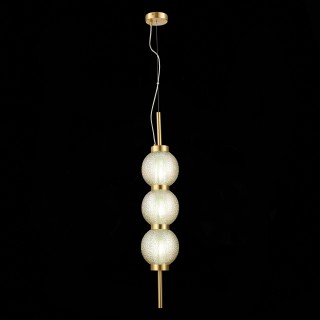 SL1155.303.03 Светильник подвесной ST-Luce Латунь/Коньячный E14 3*40W MARENA-foto4