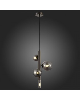 SL1509.403.04 Светильник подвесной ST-Luce Черный/Дымчатый G9 4*5W CIELO-foto5