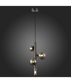 SL1509.403.04 Светильник подвесной ST-Luce Черный/Дымчатый G9 4*5W CIELO-foto5