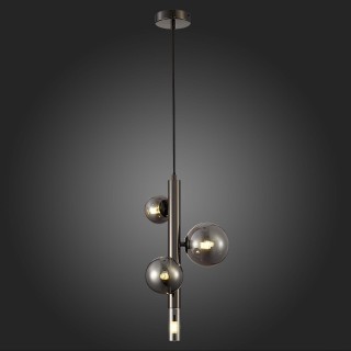 SL1509.403.04 Светильник подвесной ST-Luce Черный/Дымчатый G9 4*5W CIELO-foto5