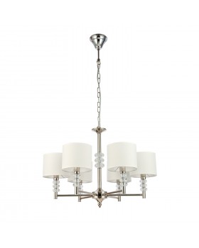 SL1751.103.06 Люстра подвесная ST-Luce Никель/Белый E14 6*40W ENITA-foto2