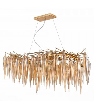 SL1653.203.12 Люстра подвесная ST-Luce Золотистый/Золотистый E14 12*40W SIENA-foto2