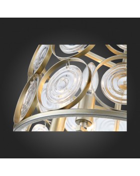 SL1105.202.06 Светильник потолочный ST-Luce Золотистый с патиной/Золотистый, Прозрачный E14 6*60W SERANDA-foto15