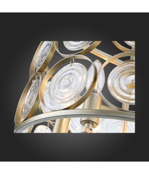 SL1105.202.06 Светильник потолочный ST-Luce Золотистый с патиной/Золотистый, Прозрачный E14 6*60W SERANDA-foto15