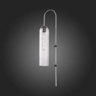 SL1145.141.01 Светильник настенный ST-Luce Хром/Дымчатый E27 1*60W CALLANA-foto8