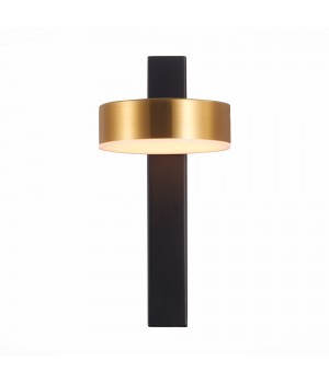 SL6000.301.01 Светильник настенный ST-Luce Черный/Латунь LED 1*7W 3000K PANCES-foto3