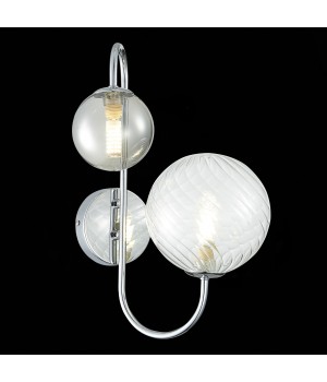 SL1124.101.02 Бра ST-Luce Хром/Дымчатый, Прозрачный G9 2*5W VINETTO-foto7