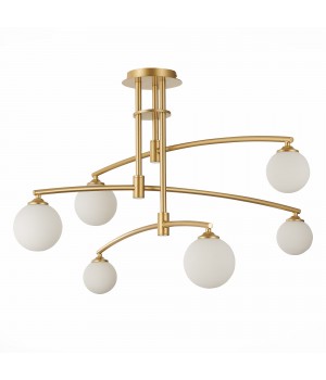 SL1208.302.06 Светильник потолочный ST-Luce Золотистый/Белый G9 6*5W SEMBRARE-foto2