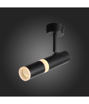 ST106.402.08 Светильник потолочный Черный LED 1*8W 3000K 624Lm Ra>80 D50xH165 170-240V ESCOPIO-foto5