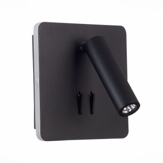 SL1586.431.01 Светильник настенный Черный LED 1*9W 3000K Lm Ra>80  IP20 L-xW140xH140 170-240V BONDI-foto4