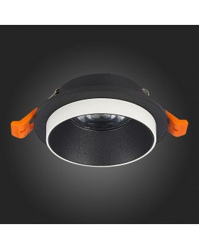 ST206.408.01 Св-к встр. Мат. черный GU10 1*50W D92xH41 220V Без ламп CHOMIA-foto8