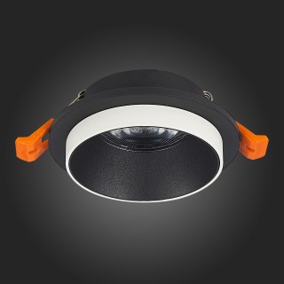 ST206.408.01 Св-к встр. Мат. черный GU10 1*50W  D92xH41 220V Без ламп CHOMIA-foto8