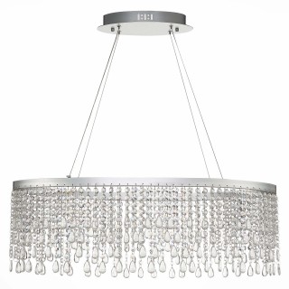 SL6201.103.37 Люстра подвесная ST-Luce Серебристый/Прозрачный LED 1*37W 3000K/4000K/6000K VEGA-foto2