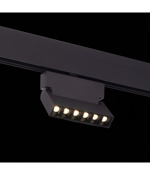 ST362.446.06 Магнитный трековый светильник Черный LED 1*6W 4000K 532Lm Ra>80 36° IP20 L120xW22xH134 48V ANDRE-foto4