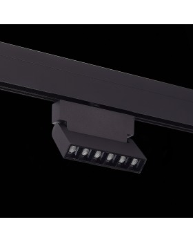 ST362.436.06 Магнитный трековый светильник Черный LED 1*6W 3000K 532Lm Ra>80 36° IP20 L120xW22xH134 48V ANDRE-foto5