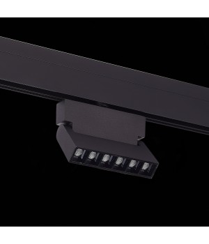 ST362.436.06 Магнитный трековый светильник Черный LED 1*6W 3000K 532Lm Ra>80 36° IP20 L120xW22xH134 48V ANDRE-foto5