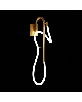 SL6102.301.16 Светильник настенный ST-Luce Латунь/Белый LED 1*16W 4000K Sagrato-foto4