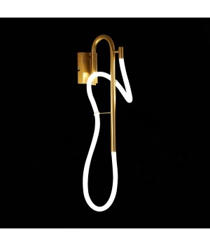 SL6102.301.16 Светильник настенный ST-Luce Латунь/Белый LED 1*16W 4000K Sagrato-foto4