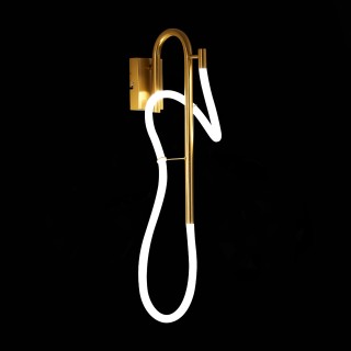 SL6102.301.16 Светильник настенный ST-Luce Латунь/Белый LED 1*16W 4000K Sagrato-foto4