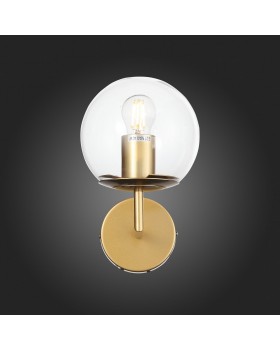 SL1150.201.01 Светильник настенный ST-Luce Матовое золото/Прозрачный E27 1*40W LIORA-foto9