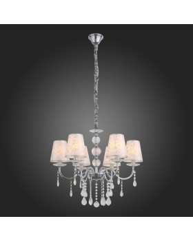 SL176.103.06 Люстра подвесная ST-Luce Хром, Прозрачный/Белый, Хром E14 6*40W AUMENTATO-foto7