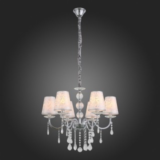 SL176.103.06 Люстра подвесная ST-Luce Хром, Прозрачный/Белый, Хром E14 6*40W AUMENTATO-foto7