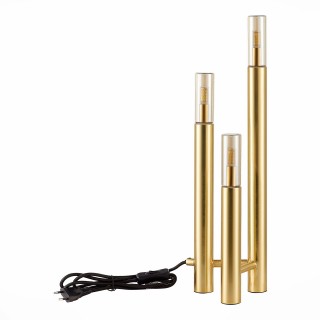 SL1236.204.03 Прикроватная лампа ST-Luce Золотистый/Коньячный, Золотистый G9 3*5W ECLIP-foto2