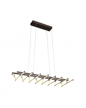 SLD003.303.16 Люстра подвесная ST-Luce Кофейный/Белый LED 16*8W 4000K PIACOD-foto12