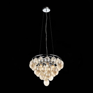 SL432.203.05 Светильник подвесной ST-Luce Хром/Коньячный E27 5*60W SOSPIRO-foto10