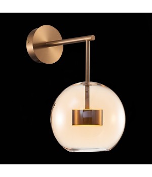 SL1133.301.01 Бра ST-Luce Латунь/Коньячный LED 1*7W 3000K BOPONE-foto3